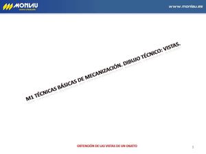 MECANIZACIÓN DIBUJO TÉCNICO