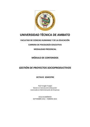 GESTIÓN DE PROYECTOS