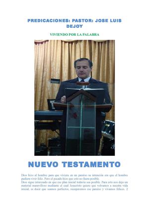 Nuevo Testamento. Predicaciones