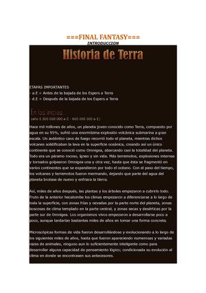 final fantasy terra nova juego de rol Version 2.0