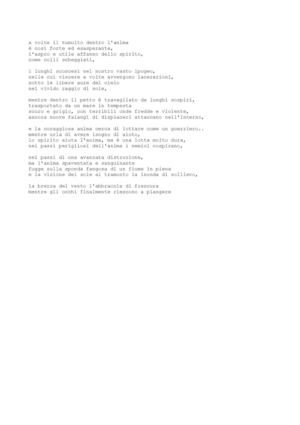 I TUMULTI DELL'ANIMA