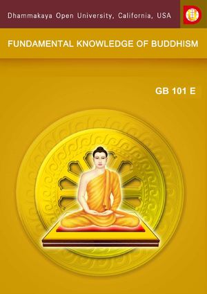 GB101E Fundamental Knowledge of Buddhism