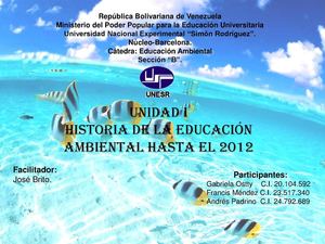 Acuerdos de Educacion Ambiental