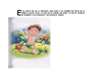 Adán y Eva en el jardín de Edén