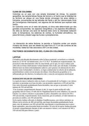 CLIMA DE COLOMBIA oscar martinez