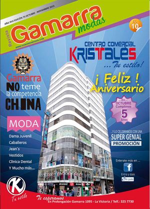 Revista Gamarra Modas - Edición 73 Octubre 2013