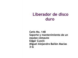 Liberador de disco duro