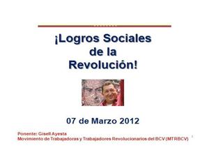 LOGROS DE LA REVOLUCIÓN