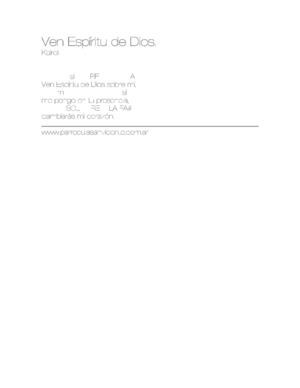 Ven Espíritu de Dios. Kairoi