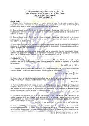 1er BOLETIN MAS FISICA 2º BACH