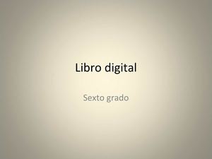 ANTOLOGÍA LITERARIA DE 6º GRADO