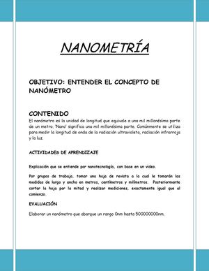 NANOMETRÍA