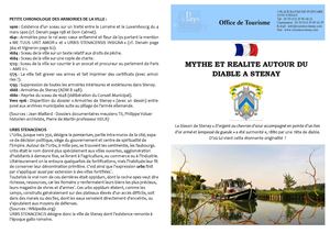 Le diable à Stenay, mythe et réalité