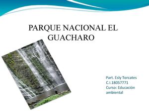parque nacional el guacharo 