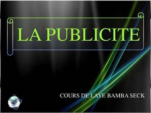 COURS DE LAYE BAMBA SECK
