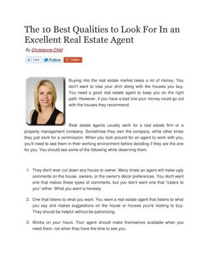 Calaméo - The 10 Best Qualities to Look For In an Excellent Real Estate ...
