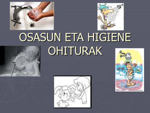 OSASUN ETA HIGIENE OHITURAK