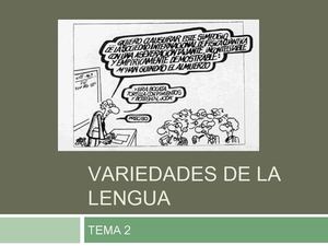 TEMA 2 VARIEDADES LING