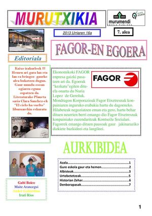 Urriak 16ko Murutxikia