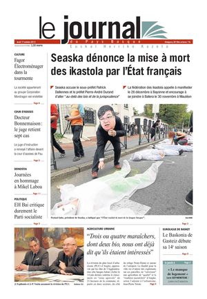 Le Journal du Pays Basque 20131017