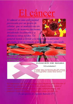 cancer, afiche  agustin barcelo 3°7