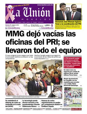 La Unión de Morelos 17 Octubre 2013