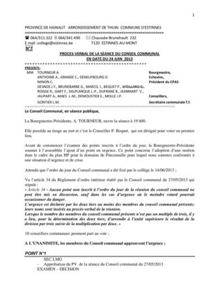PV du 24 juin 2013