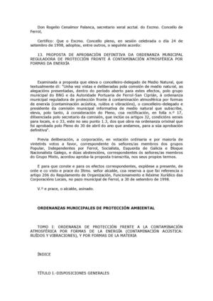 NORMATIVA RUIDOS FERROL