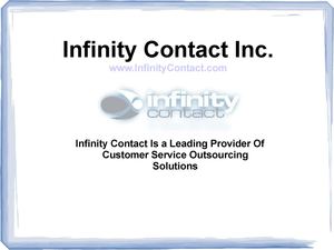 Calaméo - Infinity Contact Is A Leading Provider Of Customer Service ...