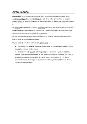 Alfanumérico