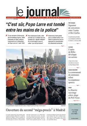 Le Journal du Pays Basque 20131018