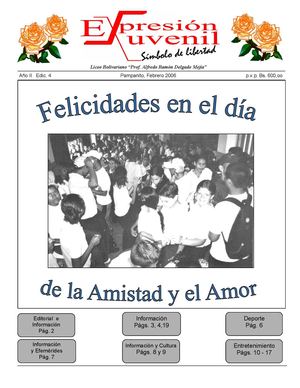 PERIÓDICO EXPRESIÓN JUVENIL - 4ta Edición
