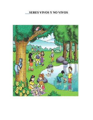 SERES VIVOS Y NO VIVOS