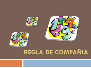 Regla de compañia