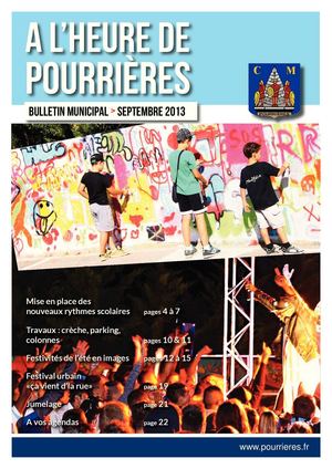 Bulletin Municipal de Pourrières septembre 2013