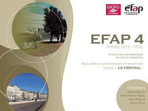 PROJET INFORMATIQUE DE FIN D'ETUDE EFAP BORDEAUX