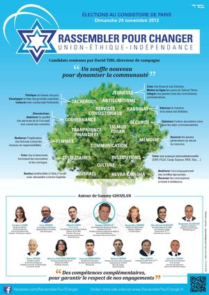 ÉLECTIONS AU CONSISTOIRE DE PARIS 2013