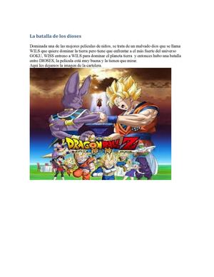 La batalla de los dioses