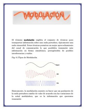 Modulación