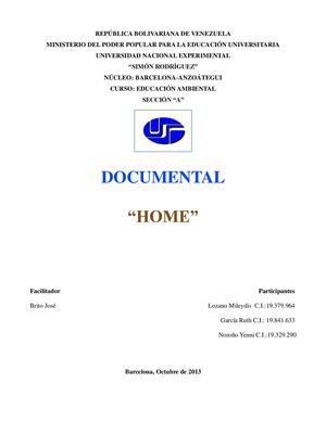 Documental HOME