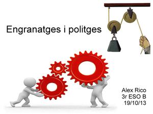 Tecnologia - Engranatges i Politges