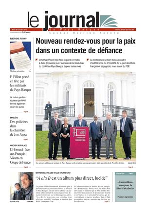 Le Journal du Pays Basque 20121120