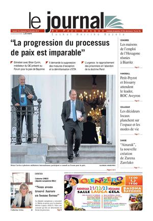 Le Journal du Pays Basque 20121215