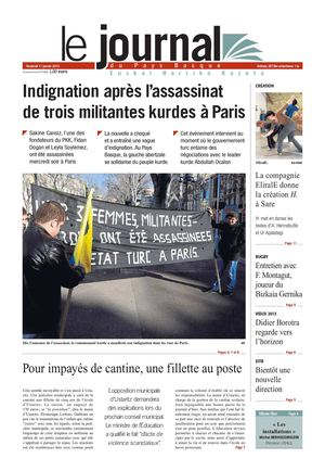 Le Journal du Pays Basque 20130111