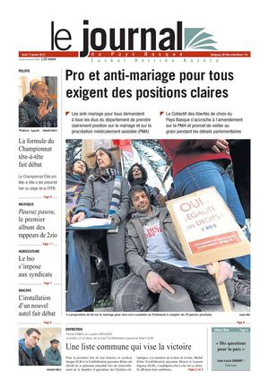 Le Journal du Pays Basque 20130117