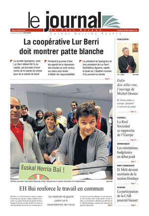 Le Journal du Pays Basque 20130212