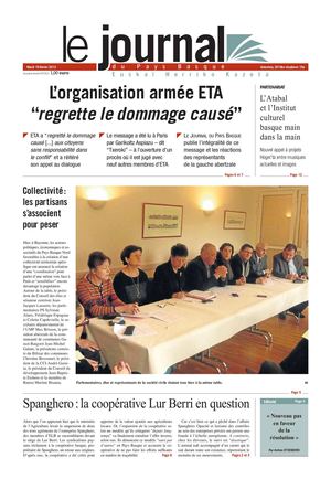 Le Journal du Pays Basque 20130219