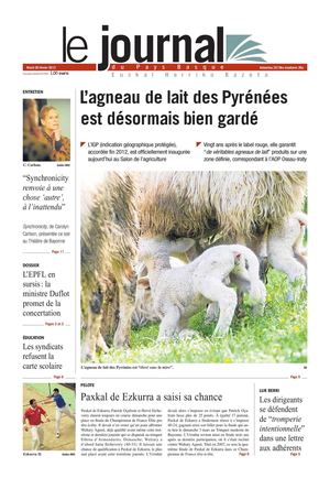 Le Journal du Pays Basque 20130226