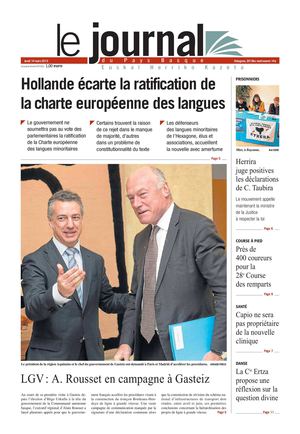 Le Journal du Pays Basque 20130314