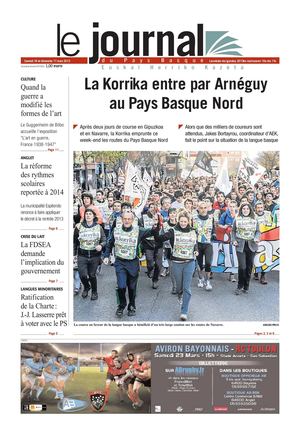Le Journal du Pays Basque 20130316